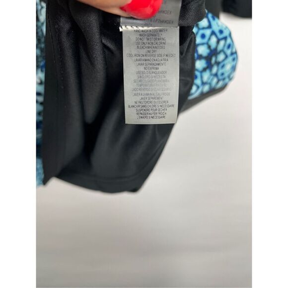 GUESS Mesh Geometric Bodycon Dress Size 10 - Picture 8 of 8